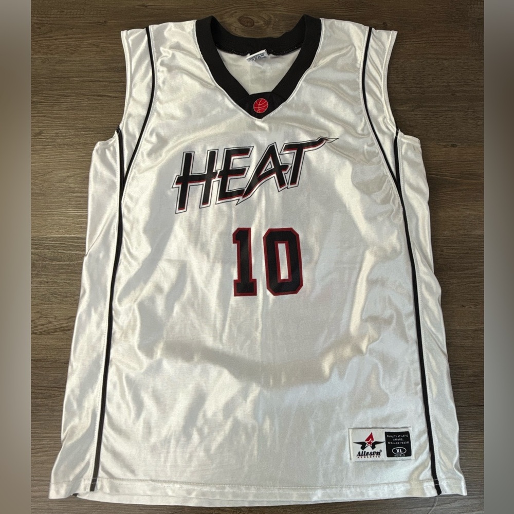 Alleson Athletic Women’s Miami Heat Tim Hardaway #10 Basketball Jersey, size XL